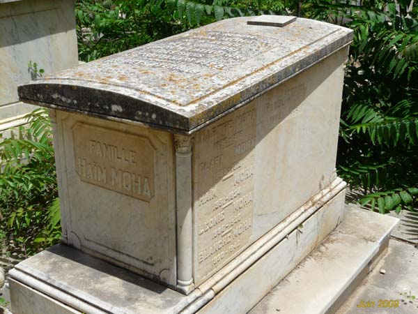 Stèle de MOHA Haïm Jacob